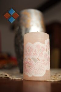 Świeca ozdobna pregamano